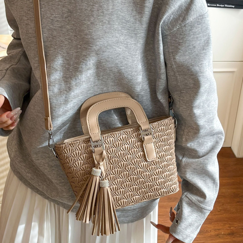 Кръстосана чанта, градски минималистичен стил, PU материя, цип за затваряне, скрит джоб с цип