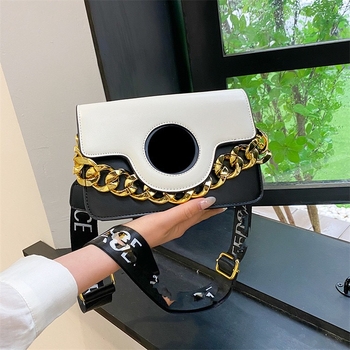 Женска кръстосана чанта през рамо, PU материал, закопчаване с цип, PU подплата, вътрешни джобове за телефон и документи, единична презрамка, правоъгълна форма