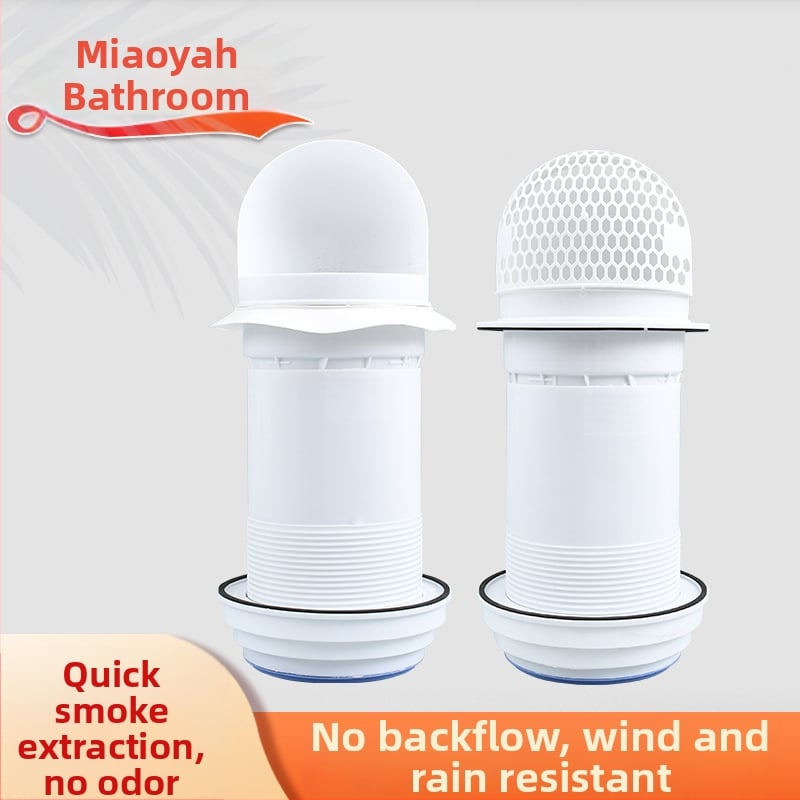 Кухненски през стената обратен клапан за стъклена качулка, пластмасов, модерен стил