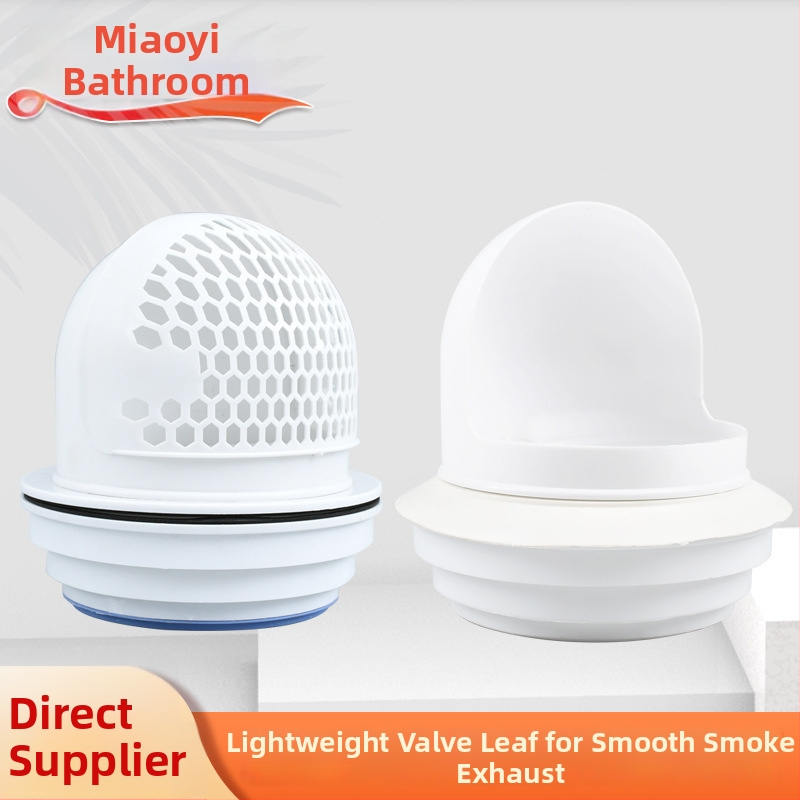 Kuchynský priechodný spätný ventil pre sklenenú digestor, plastový, moderný minimalistický štýl