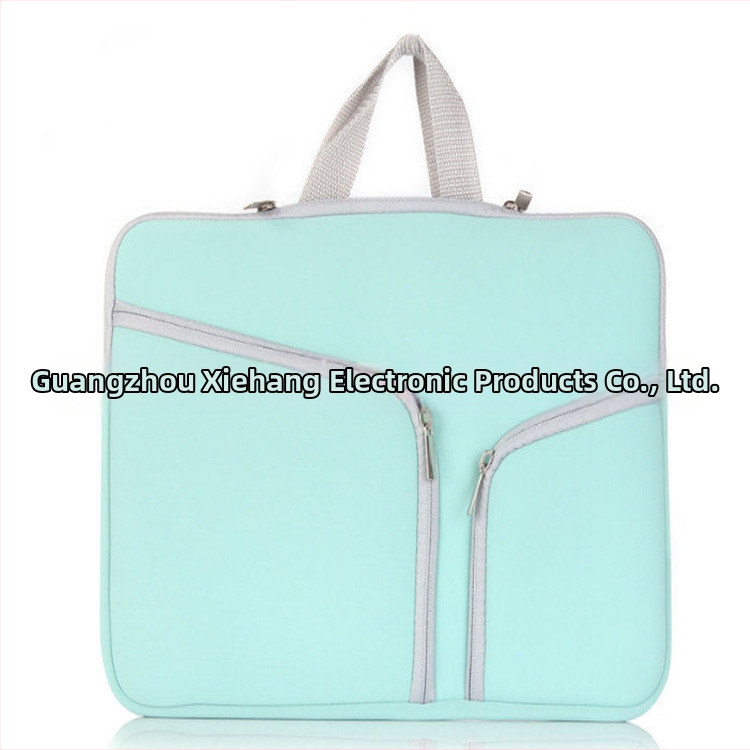 Pouzdro na notebook z diving materiálu s viacerými vreckami, zips, podšívka, vodotesné a proti nárazu, vhodné pre notebooky a tablety