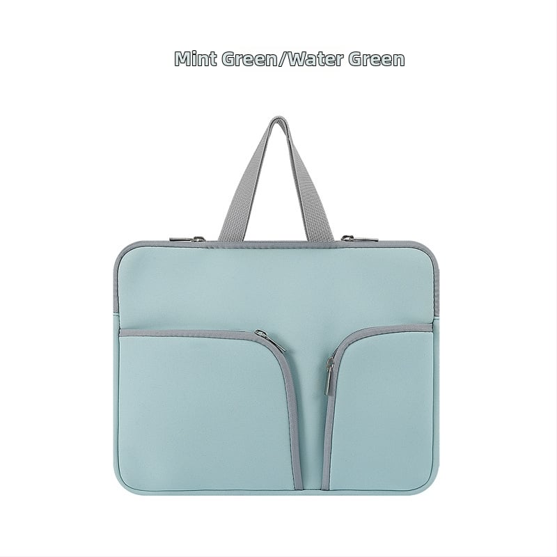 Θήκη laptop από diving υλικό με πολλαπλές θήκες, φερμουάρ, επένδυση περιλαμβάνεται, αδιάβροχη και ανθεκτική σε κραδασμούς, κατάλληλη για notebooks και tablets