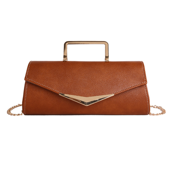 Дамска квадратна чанта през рамо PU материал, уличен стил, с капак, вътрешен джоб с цип, полиестерна подплата