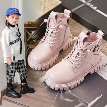 Detské Martin topánky, fleecovou podšívkou, proti zápachu, protišmyková podrážka, vrchná časť z dvojvrstvovej hovädzej kože, vhodné pre zimu, jeseň a jar