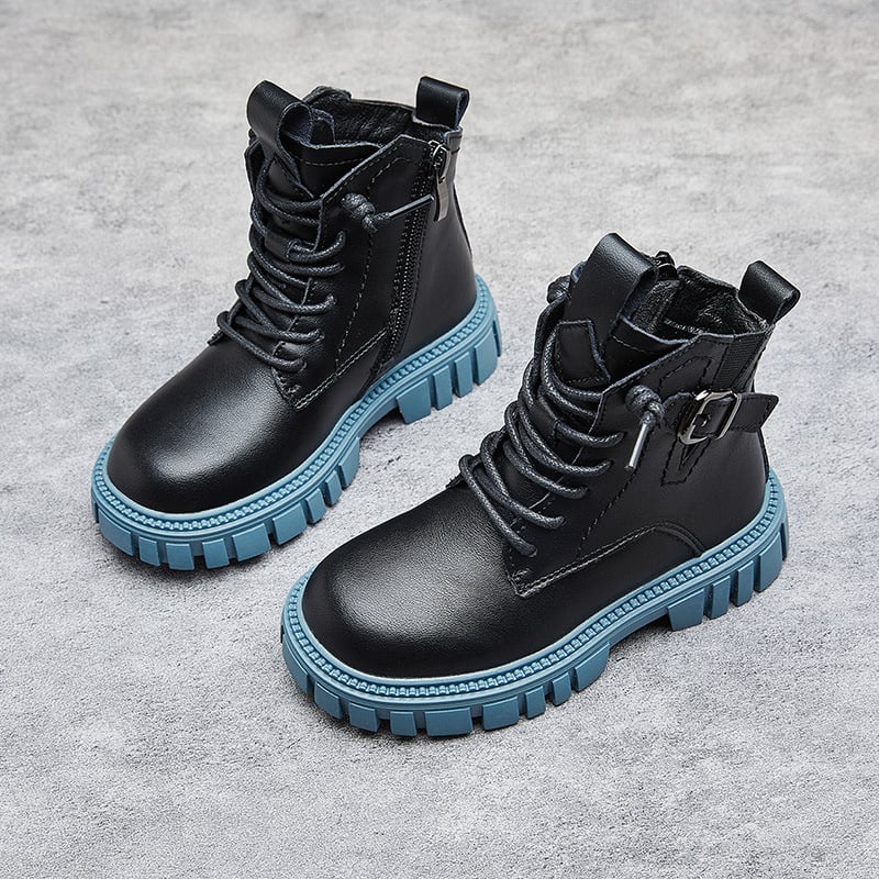 Detské Martin topánky, fleecovou podšívkou, proti zápachu, protišmyková podrážka, vrchná časť z dvojvrstvovej hovädzej kože, vhodné pre zimu, jeseň a jar