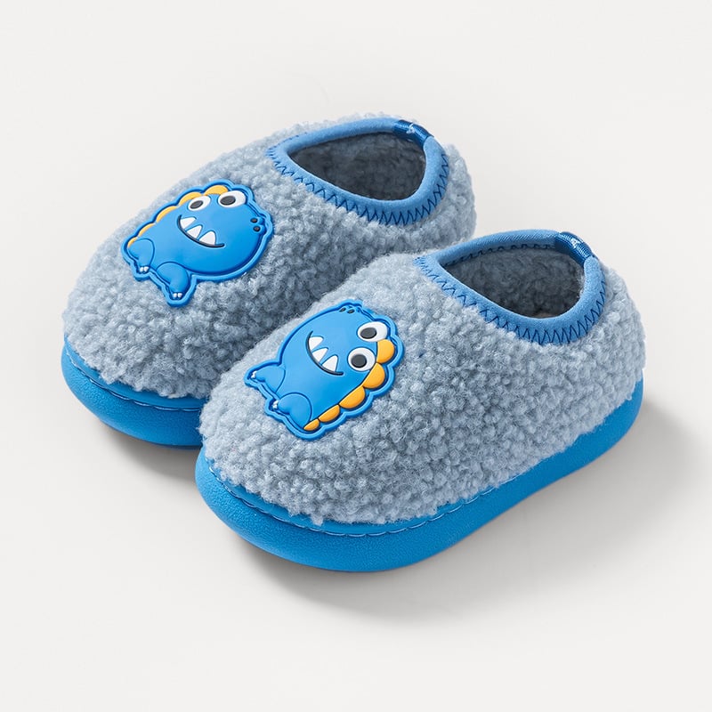 Gyerek pamut beltéri cipői – 1–6 éves korosztály, Felső: szövet, Mintázat: rajzfilm, Talp: TPR, Stílus: aranyos