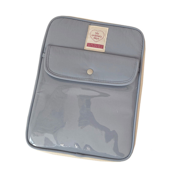 Geantă pentru tabletă cu buzunar snap – respirabilă, impermeabilă, ultraușoară; Material: Nylon; Căptușeală: Poliester; Sezon: Toamnă 2024