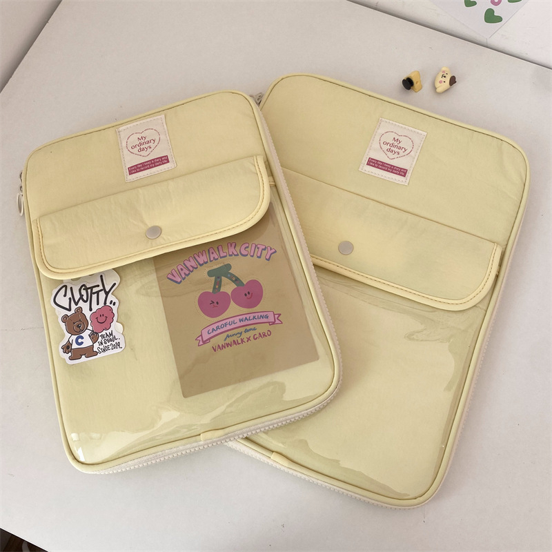 Tabletta táska snap zsebbel – lélegző, vízálló, ultra könnyű; Anyag: Nylon; Belső: Poliészter; Szezon: Őszi 2024