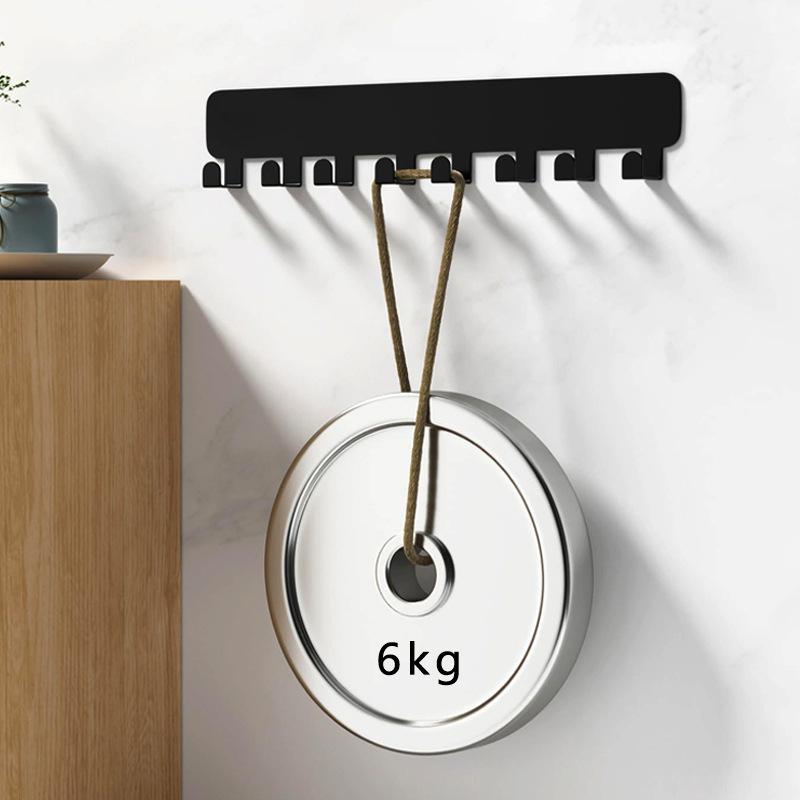 Rich Железни лепящи закачалки без пробиване за баня, хол и кухня, модерен стил