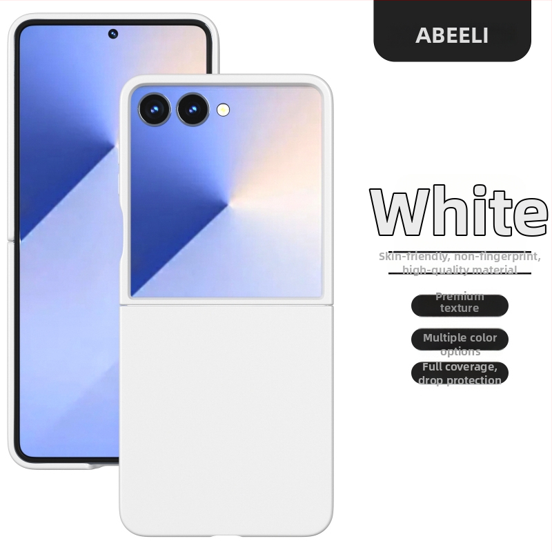 Θήκη για Samsung Z Flip7/Flip6 με αίσθηση δέρματος (PC υλικό • Κατασκευή με έγχυση • Προστασία από κραδασμούς • Αντι-αποτυπώματα • Υποστήριξη παραμετροποίησης)