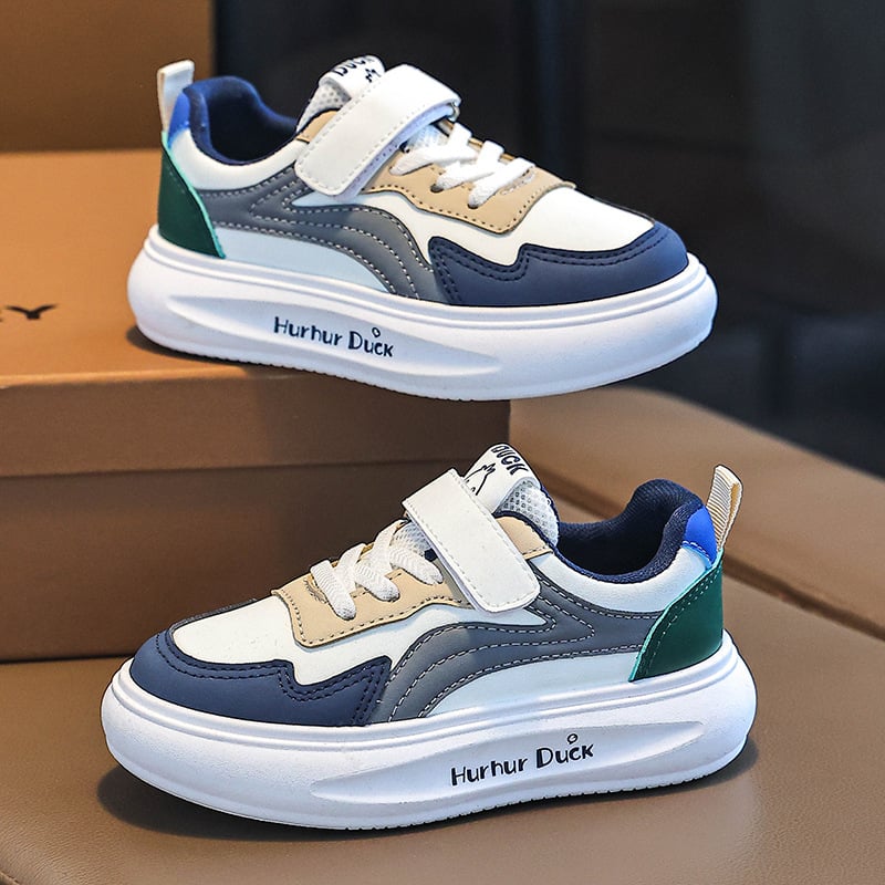 Little Yellow Duck uniszex gyerek sportcipő magas szárú fleece bélés – műbőr felsőrész, PVC talp, Velcro zárás, 2025-ös tél