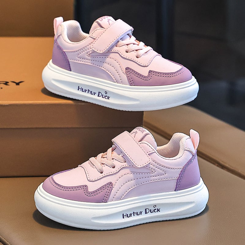 Little Yellow Duck uniszex gyerek sportcipő magas szárú fleece bélés – műbőr felsőrész, PVC talp, Velcro zárás, 2025-ös tél