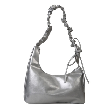 Подмишникова чанта - Улична мода, PU, хоризонтална квадратна форма, цип, една презрамка