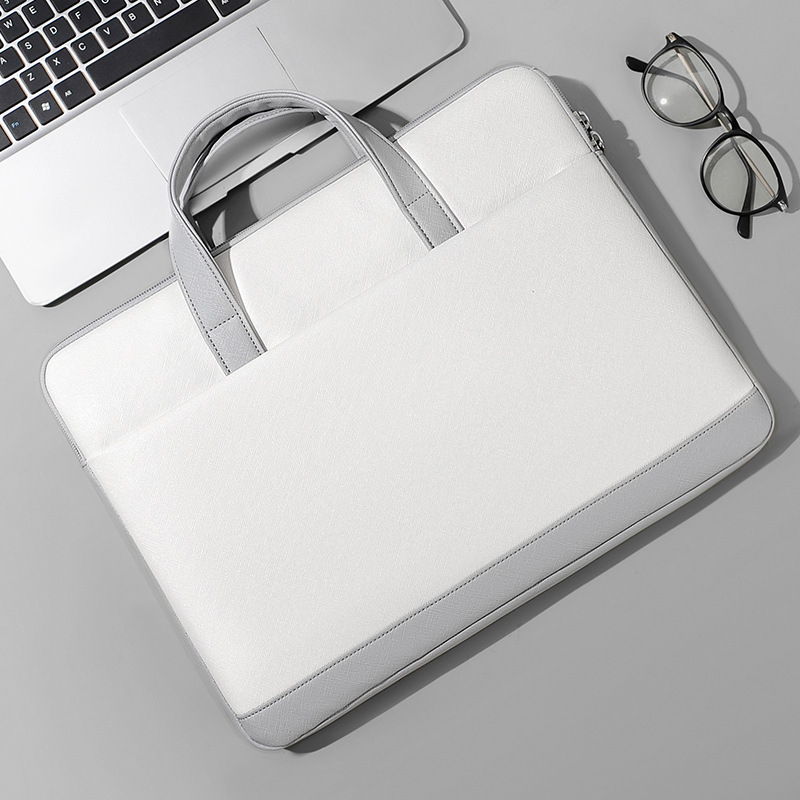 Torba za laptop – vodootporna, gradski jednostavan stil i prijenosni poslovni kovčeg; materijal: Drugi; uzorak: Jednobojan; zima 2025