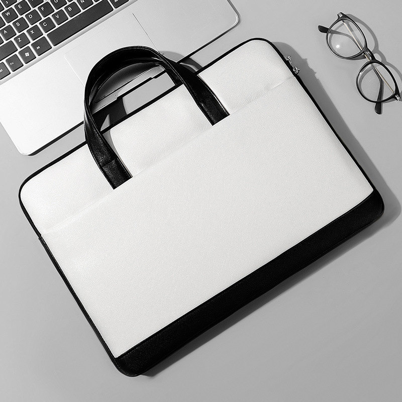 Torba za laptop – vodootporna, gradski jednostavan stil i prijenosni poslovni kovčeg; materijal: Drugi; uzorak: Jednobojan; zima 2025