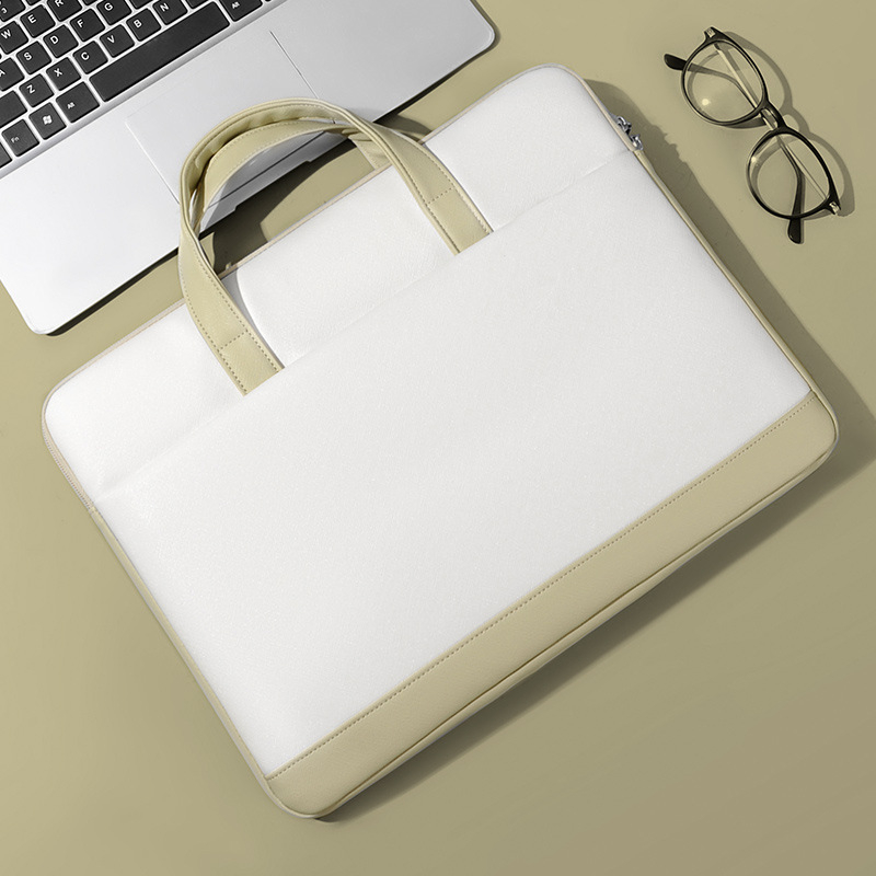 Torba za laptop – vodootporna, gradski jednostavan stil i prijenosni poslovni kovčeg; materijal: Drugi; uzorak: Jednobojan; zima 2025