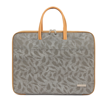 Τσάντα λάπτοπ σε στυλ Business Elite, βελούδινο ύφασμα, ριγέ σχέδιο, επένδυση πολυεστέρα-βαμβάκι, διπλώσιμη και σχεδίαση μείωσης φόρτου, μοντέλο 0618