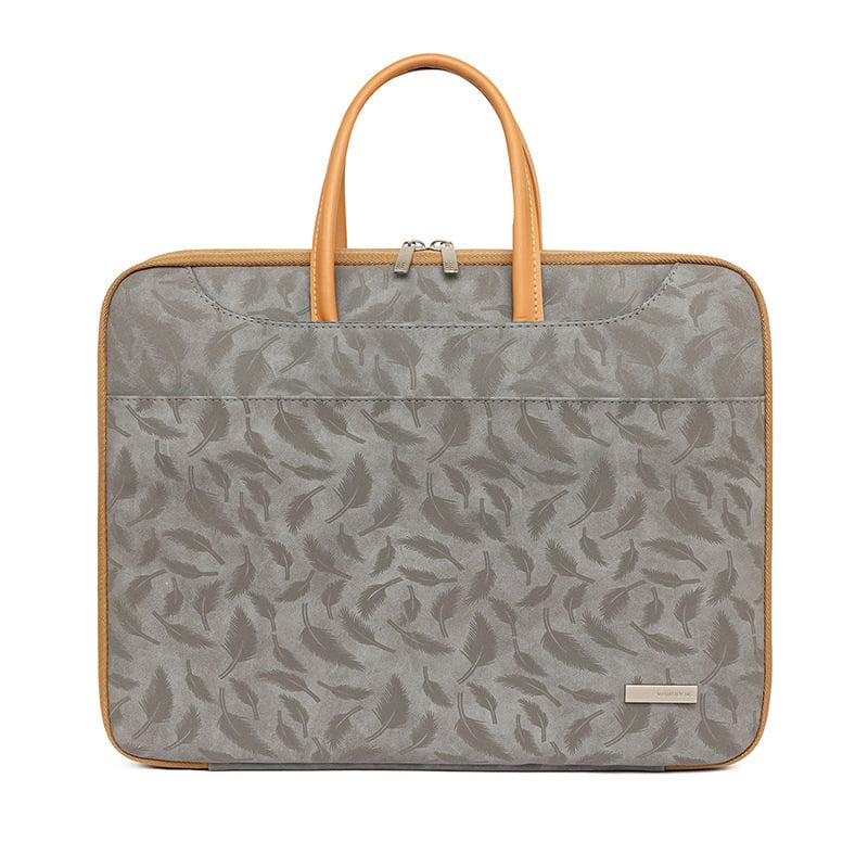 Τσάντα λάπτοπ σε στυλ Business Elite, βελούδινο ύφασμα, ριγέ σχέδιο, επένδυση πολυεστέρα-βαμβάκι, διπλώσιμη και σχεδίαση μείωσης φόρτου, μοντέλο 0618