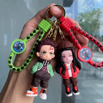 Ключодържател PVC карикатурна фигурка, стил анимация; подходящ за подарък за рожден ден, пътуване и завършване; за приятели и колеги