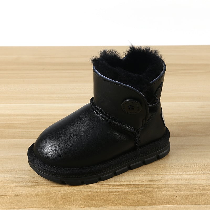 Tehénbőr gyerek boka csizma – Szabadidő stílus, 1–16 évesek, márka MEET SOMEONEYOULIKE