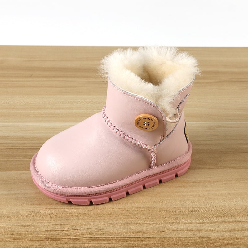 Tehénbőr gyerek boka csizma – Szabadidő stílus, 1–16 évesek, márka MEET SOMEONEYOULIKE