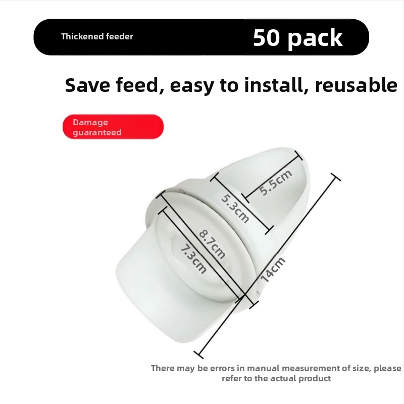 Автоматична хранилка за кокошки с защита от мишки, пластмасова конструкция, пълен комплект за автоматично хранене, подходяща за аквариум