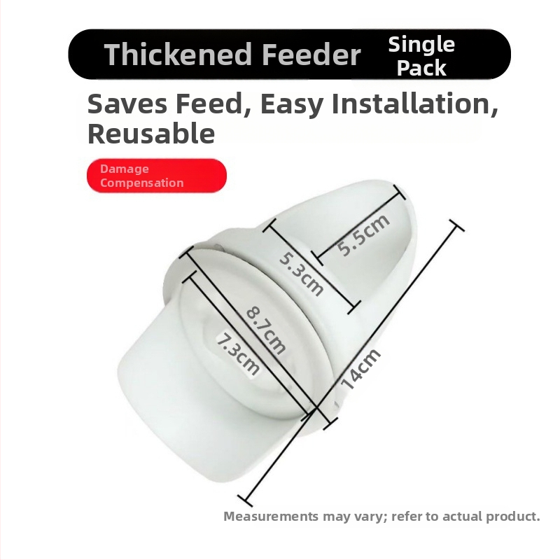 Автоматична хранилка за кокошки с защита от мишки, пластмасова конструкция, пълен комплект за автоматично хранене, подходяща за аквариум