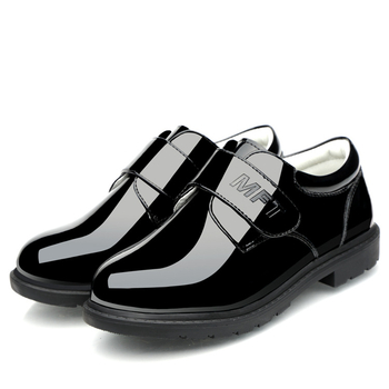 Deti PU kožené topánky, britský štýl, nízky profil, Slip-On, gumová podrážka