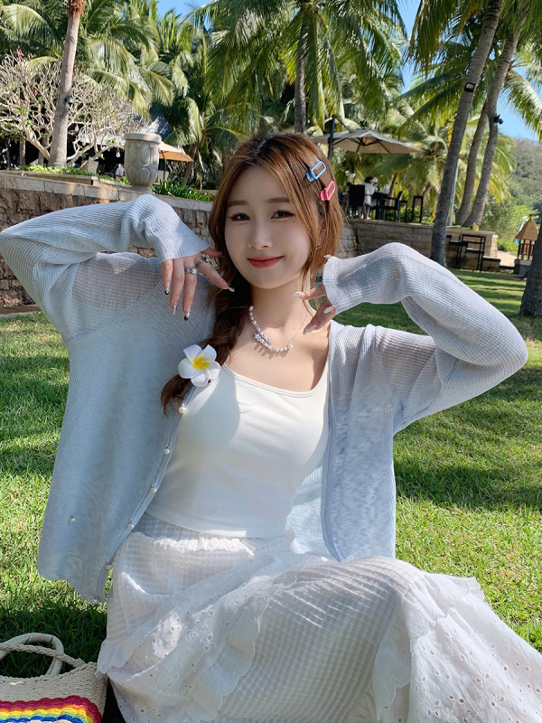 Cardigan kabát z mercerizovanej bavlny, jednovrstvá konštrukcia, dlhé rukávy, okrúhly výstrih, jar 2025