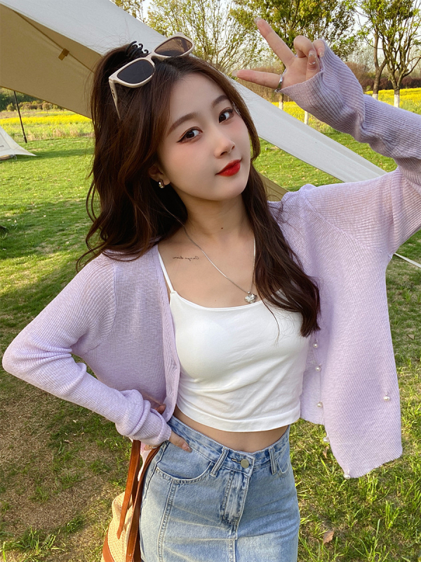 Cardigan kabát z mercerizovanej bavlny, jednovrstvá konštrukcia, dlhé rukávy, okrúhly výstrih, jar 2025