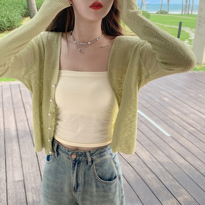 Cardigan kabát z mercerizovanej bavlny, jednovrstvá konštrukcia, dlhé rukávy, okrúhly výstrih, jar 2025