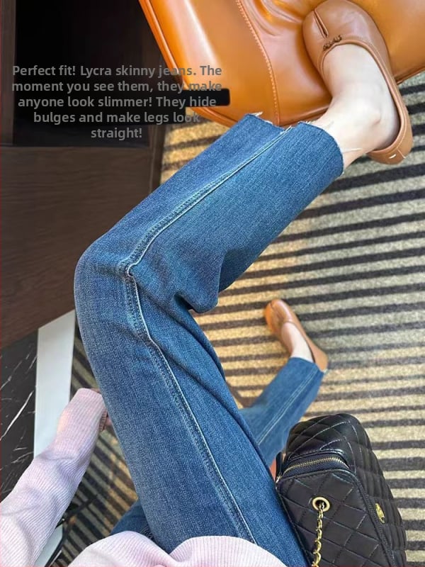 Τζιν εγκυμοσύνης από βαμβάκι με ελαστικότητα τετραπλής κατεύθυνσης και στήριξη κοιλιάς, φαρδιά γραμμή, 70-80% βαμβάκι