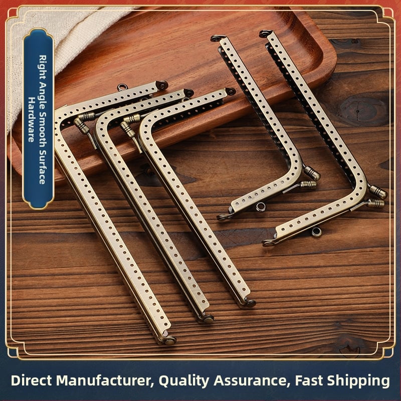 Príslušenstvo pre kabelky — kovové súčiastky tvaru L a tvaru 7, železo, XFL, odolné voči opotrebeniu, jar 2023