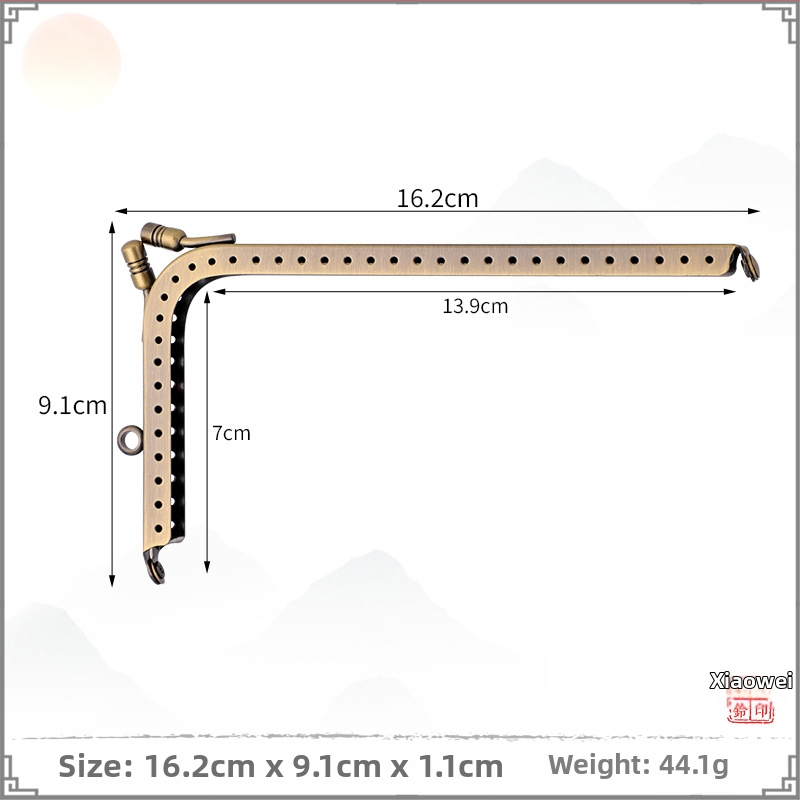 Príslušenstvo pre kabelky — kovové súčiastky tvaru L a tvaru 7, železo, XFL, odolné voči opotrebeniu, jar 2023