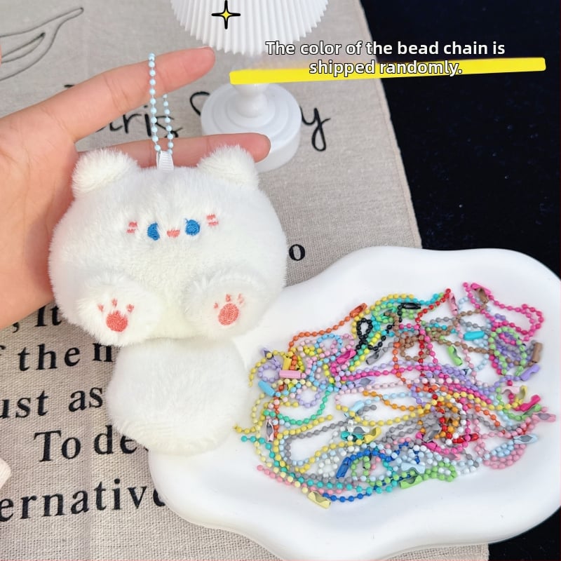 Meisente котешка плюшена ключодържател със писък, дълга опашка, пълнеж PP памук – за възраст 15–35