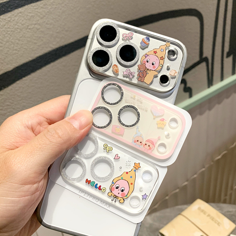 Film pentru obiectiv iPhone 14 Pro Max, sticlă temperată, HD, Anti-șoc, Rezistent la praf