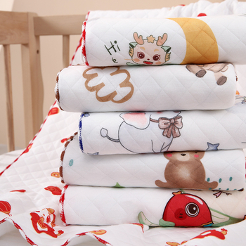 Baby objímajúci quilt s karikatúrnym štýlom, výplň z polyesteru, pletená bavlnená látka, leto, pre dieťa do 1 roka