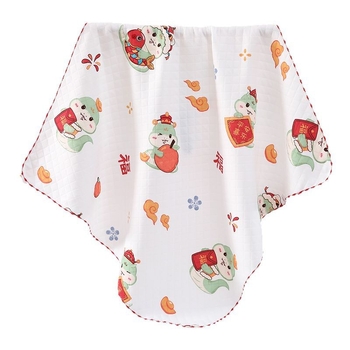 Baby objímajúci quilt s karikatúrnym štýlom, výplň z polyesteru, pletená bavlnená látka, leto, pre dieťa do 1 roka