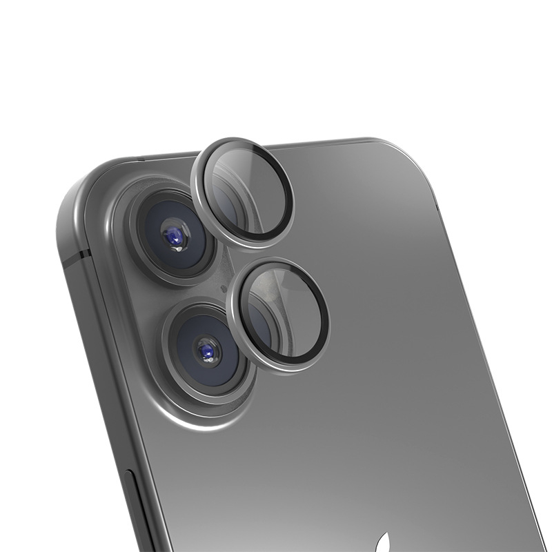 BangGlass iPhone 17 Series Filtru obiectiv safir — sticlă întărită, HD, antiamprente, anti-cădere