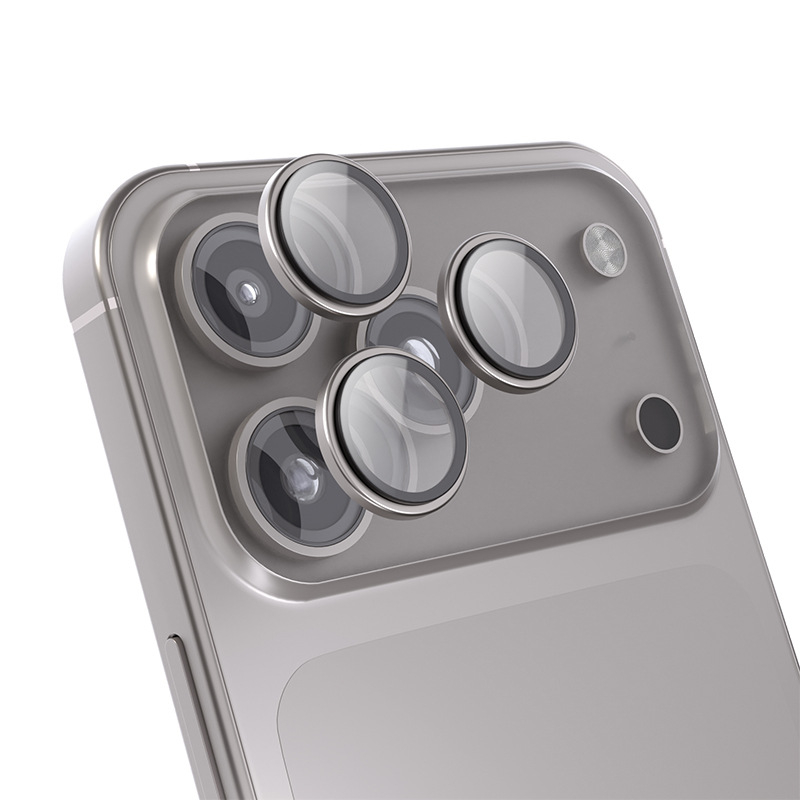 BangGlass iPhone 17 Series Filtru obiectiv safir — sticlă întărită, HD, antiamprente, anti-cădere