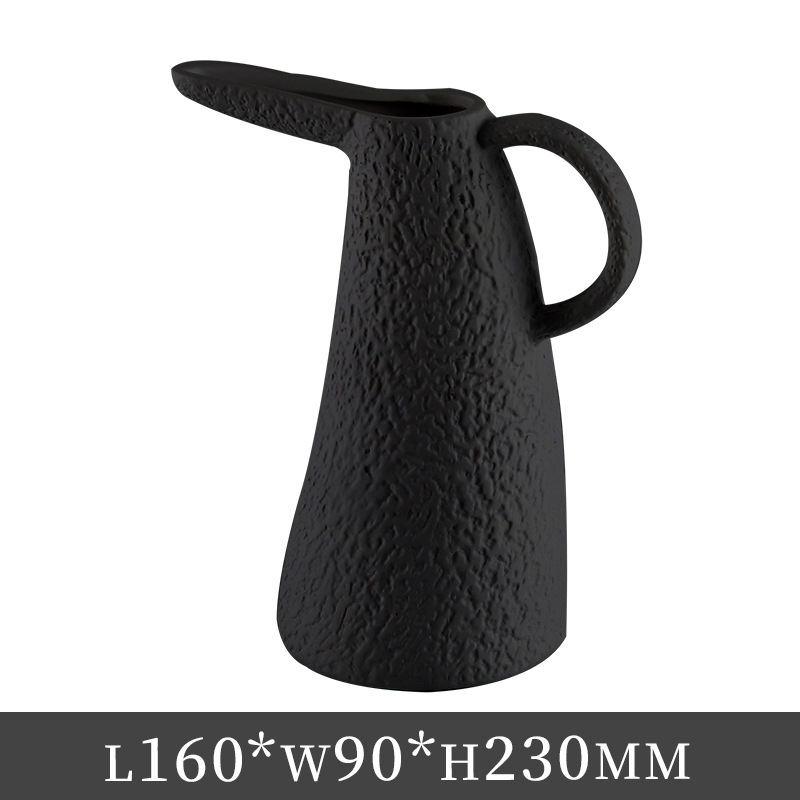 Vază abstractă din rășină sintetică, în stil modern de artă, ambalată în carton