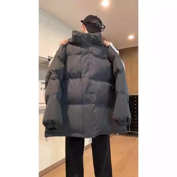 Μπουφάν με πούπουλα, κουκούλα, σταθερός γιακάς, ενισχυμένο, γέμισμα από λευκό πούπουλο χήνας, Corduroy ύφασμα