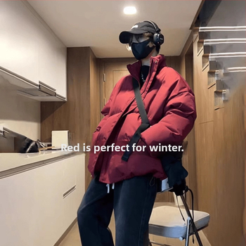 Μπουφάν με πούπουλα, κουκούλα, σταθερός γιακάς, ενισχυμένο, γέμισμα από λευκό πούπουλο χήνας, Corduroy ύφασμα