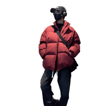 Μπουφάν με πούπουλα, κουκούλα, σταθερός γιακάς, ενισχυμένο, γέμισμα από λευκό πούπουλο χήνας, Corduroy ύφασμα