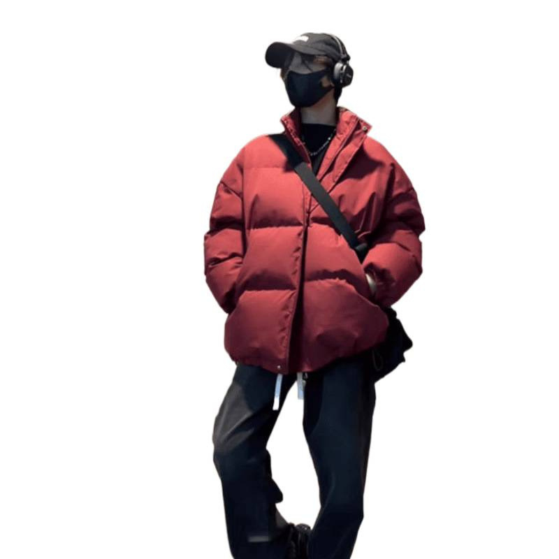 Μπουφάν με πούπουλα, κουκούλα, σταθερός γιακάς, ενισχυμένο, γέμισμα από λευκό πούπουλο χήνας, Corduroy ύφασμα