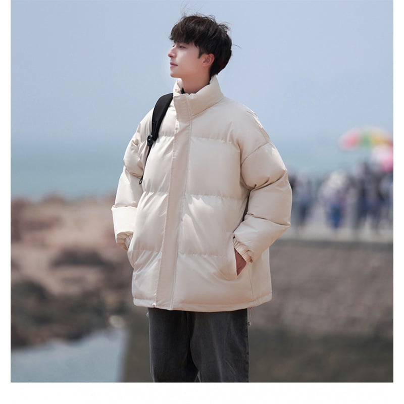 Μπουφάν με πούπουλα, κουκούλα, σταθερός γιακάς, ενισχυμένο, γέμισμα από λευκό πούπουλο χήνας, Corduroy ύφασμα