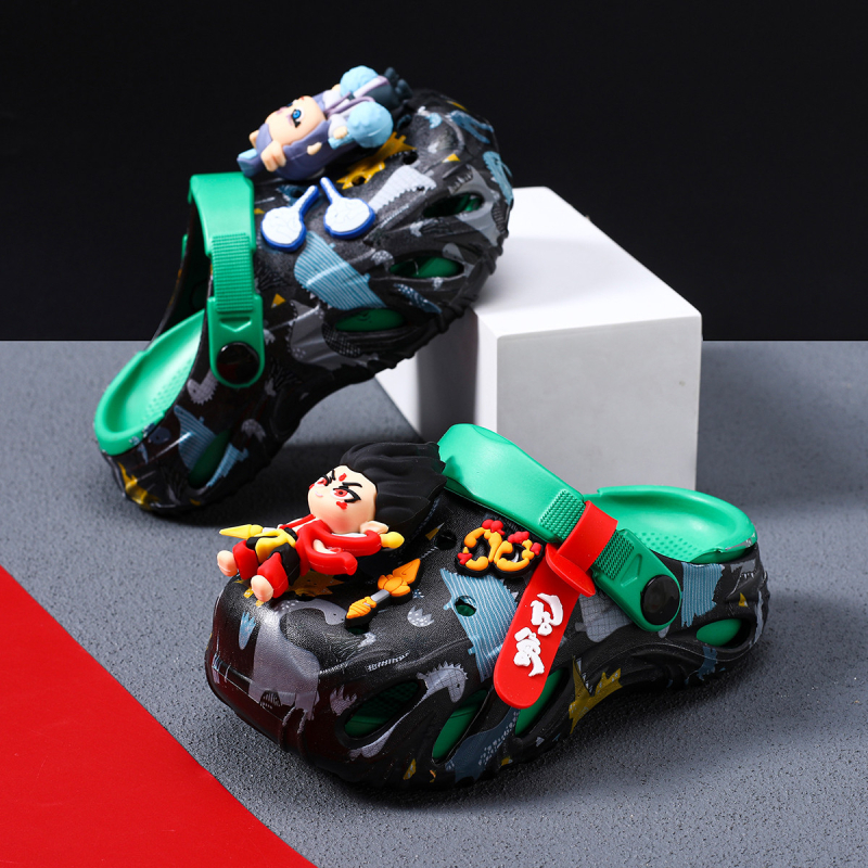 Sandale EVA pentru copii Nezha, unisex, vârste 4–16 ani, vară 2025