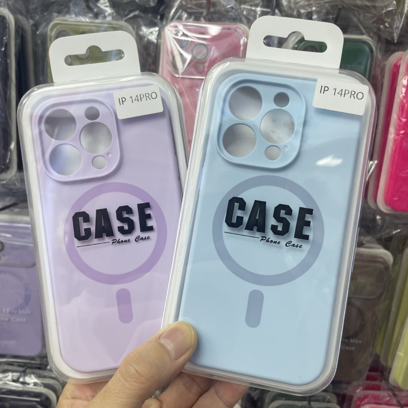 Silikonska torbica s magnetskim držanjem za iPhone 12/12 Pro/12 Pro Max/14 Pro Max – otporna na udarce, odvodi toplinu, ljepilo