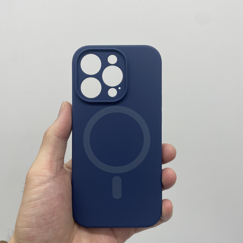 Silikonska torbica s magnetskim držanjem za iPhone 12/12 Pro/12 Pro Max/14 Pro Max – otporna na udarce, odvodi toplinu, ljepilo