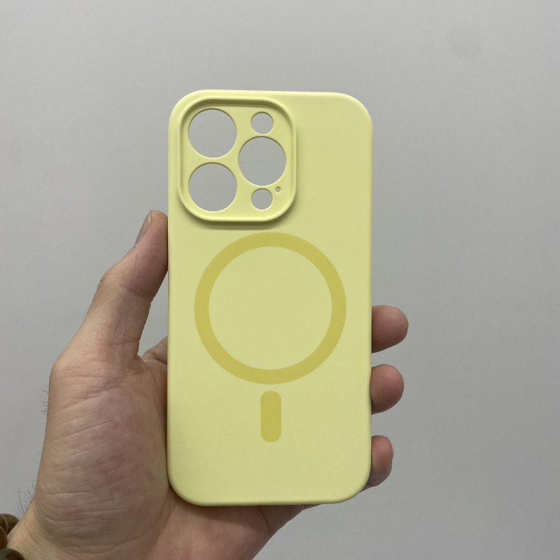 Silikonska torbica s magnetskim držanjem za iPhone 12/12 Pro/12 Pro Max/14 Pro Max – otporna na udarce, odvodi toplinu, ljepilo